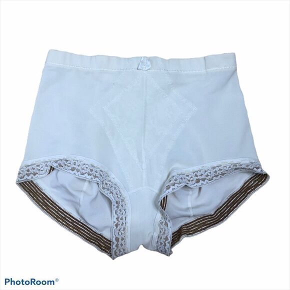 Vintage Adonna Silky Nylon Lycra Tan satin panties Bikini Culotte Size Large L - Picture 6 of 6